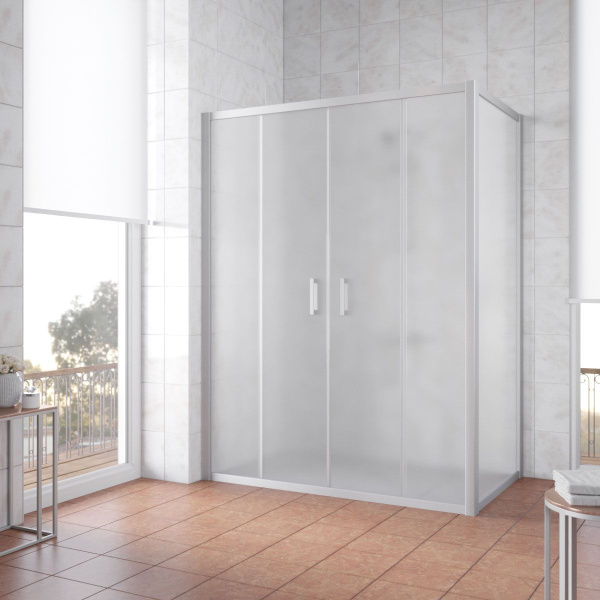 Душевой уголок Vegas-glass Z2P+ZPV 150х70 (детальная фотография), современные, hi-tech