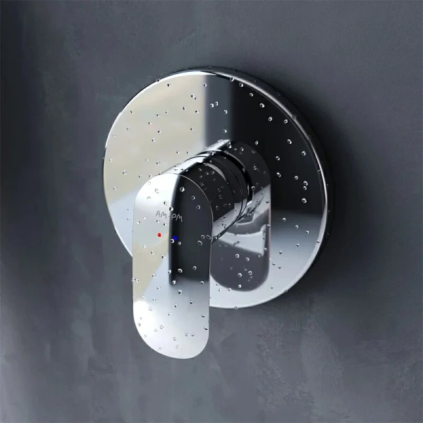 Смеситель для душа AM.PM Like встраиваемый хром F8075000 (детальная фотография), скрытого монтажа, встраиваемые в стену