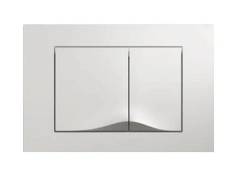 Клавиша смыва IDDIS Unifix белая матовая - фото 2