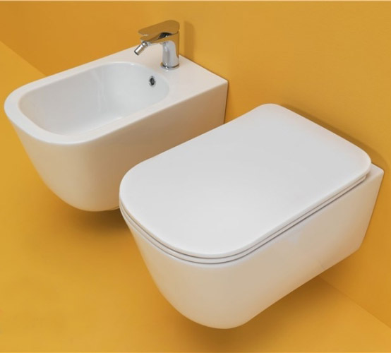 Биде подвесное Kerasan Tribeca bianco matt 512530 (детальная фотография), подвесные