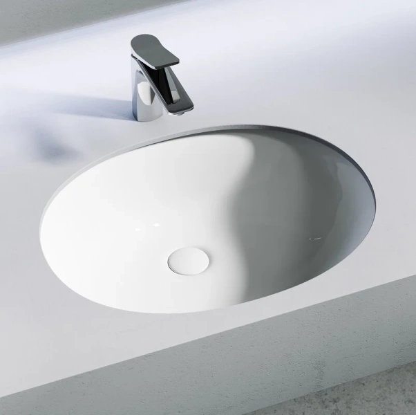 Раковина Ceramica Nova Element 52 см встраиваемая CN6076 (детальная фотография), встраиваемые (в столешницу)