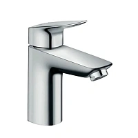 Смеситель для раковины Hansgrohe Logis с металлическим сливным гарнитуром