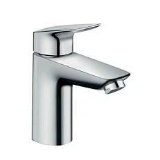 Смеситель для раковины Hansgrohe Logis с металлическим сливным гарнитуром