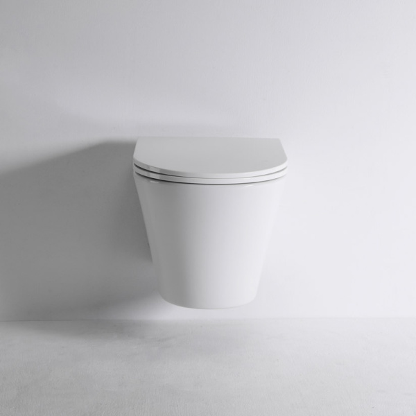 Унитаз с инсталляцией Tece TECEspring панель смыва белая K955203WCK (детальная фотография), по запросу