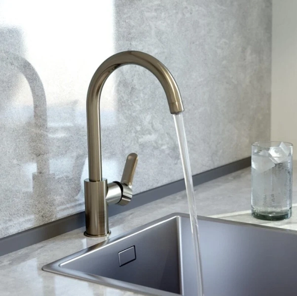 Смеситель для питьевой воды IDDIS Cuba однорычажный (детальная фотография), современные, hi-tech