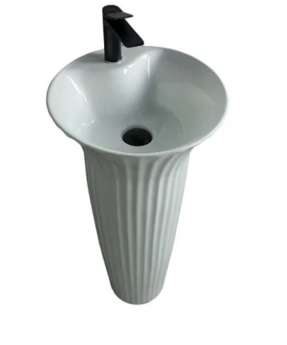 Раковина напольная GID Autonomo Nb132 41 см белая - фото 2