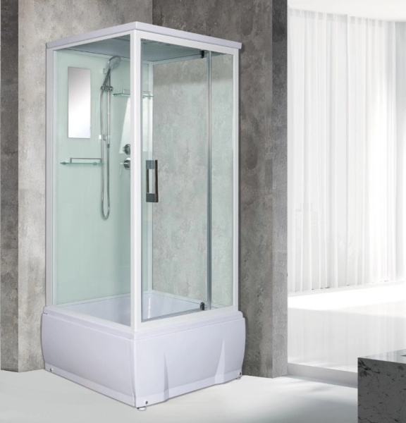 Душевая кабина River Tana 90х90 см с поддоном TANA 90/38 (детальная фотография), квадратные