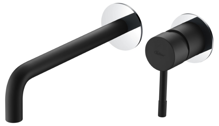 Смеситель для раковины Boheme Uno черный/хром 465-BCR (детальная фотография)