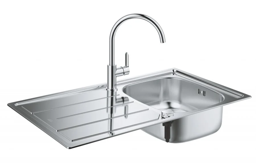 Смеситель для кухни Grohe BauEdge поворотный 31367000 (детальная фотография), современные, hi-tech