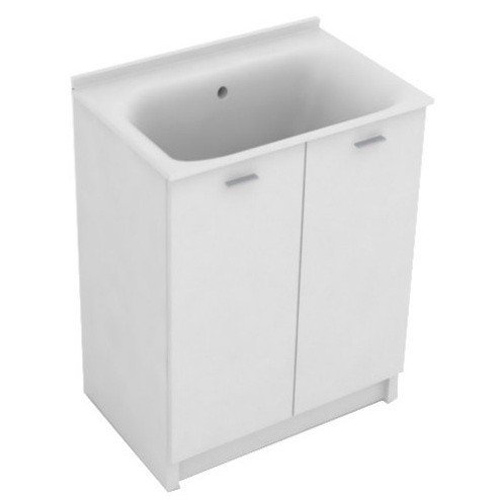 Раковина Kerasan Aquadom 60 см хозяйственная 029201*0 (детальная фотография), встраиваемые (в столешницу)