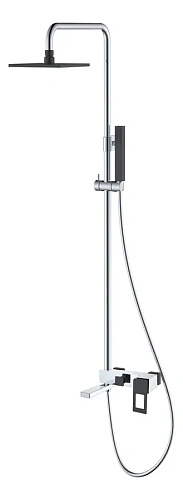 Душевая стойка Boheme Q ChromeBlack - фото 1
