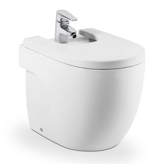 Биде напольное Roca Meridian 357247000 белое (детальная фотография)