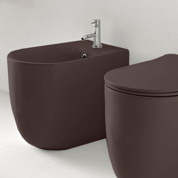 Биде напольное Kerasan Nolita Borgogna Matt 532075*1 (детальная фотография), современные, hi-tech