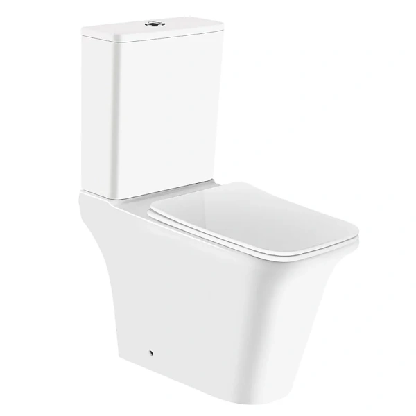 Унитаз компакт Azario Avero безободковый AZ-3121 (детальная фотография)