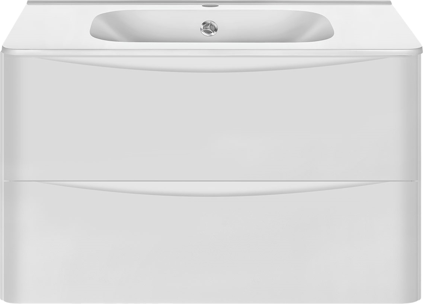 Тумба с раковиной подвесная Vincea Paola VMC-2P800 79,4 см с выдвижными ящиками (детальная фотография)