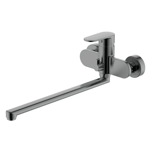 Смеситель для ванны Акватек Ника оружейная сталь - фото 3