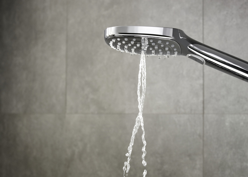 Лейка для душа Hansgrohe Raindance Select E 26520 квадратная (детальная фотография), душевые лейки index_1