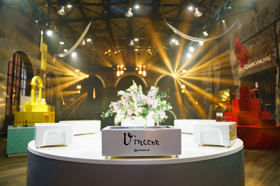 Мойка для кухни Omoikiri Mikura 76-VANGOGH 76 см белая 4993024 (детальная фотография), керамические