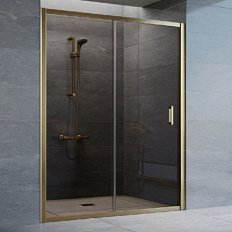 Душевая дверь профиль бронза стекло бронза Vegas-glass