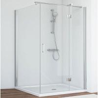 Душевой уголок профиль глянцевый хром стекло прозрачное Vegas-glass