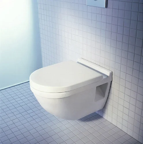 Унитаз подвесной Duravit Starck 3 белый 2201090000 (детальная фотография), фарфор, керамика