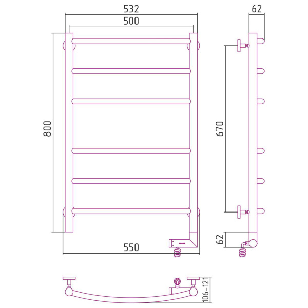 Схема (детальная фотография), бронза