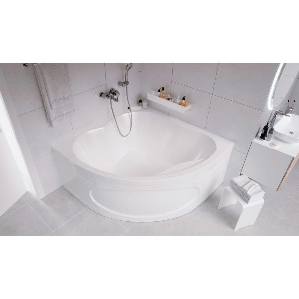 Ванна акриловая 1Marka Cassandra 140х140 см угловая 01кас1414 (детальная фотография), полукруглые