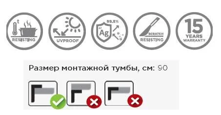 Мойка для кухни Omoikiri Tedori 86-2-LB-WH 86 см белая 4993935 (детальная фотография), из искусственного гранита