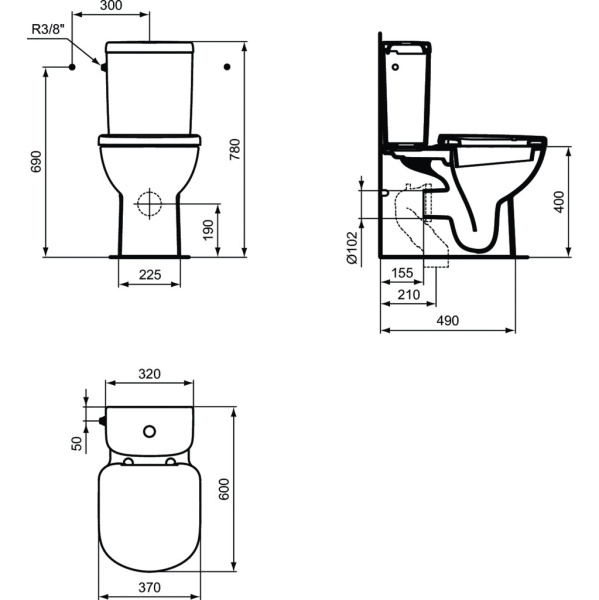 Схема (детальная фотография), с бачком