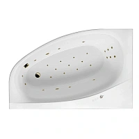 Ванна гидромассажная Excellent Kameleon Ultra 170 x 110 см, левая, белый/бронза, WAEX.KML17.ULTRA.BR