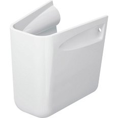 Полупьедестал для раковины Duravit D-Code белый