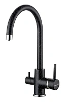 Смеситель для кухни Paulmark Essen черный