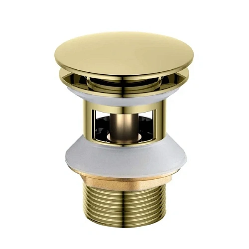 Донный клапан Акватек золото полированное - фото 5