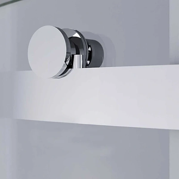 Душевая дверь в нишу Vincea Como-N 130 см профиль хром стекло прозрачное VDS-4CN130CL (детальная фотография), раздвижные