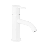 Смеситель для раковины Cezares Leaf белый матовый