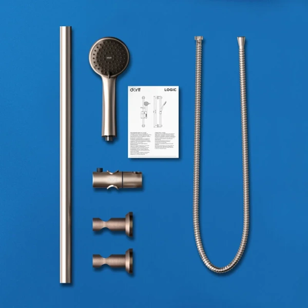 Душевой гарнитур Dorff Logic хром D0103000SS (детальная фотография) index_1
