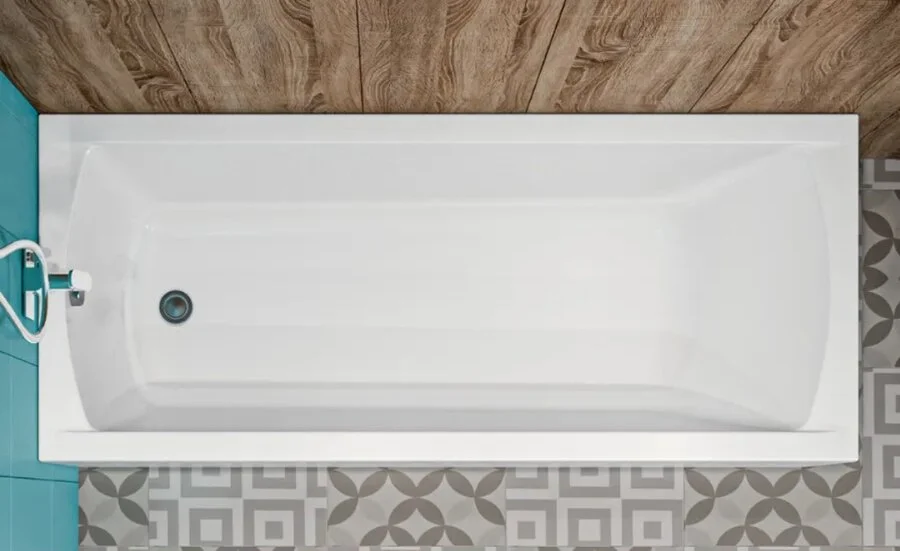 Ванна акриловая 1Marka Modern 01мод1780кс2+, 170 x 80 см, белый (детальная фотография), белые