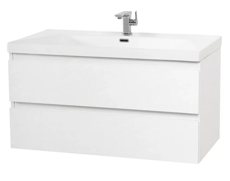 Тумба под раковину подвесная Cezares Molveno 90 см bianco ghiaccio MOLVENO-90-2C-SO-BG (детальная фотография)
