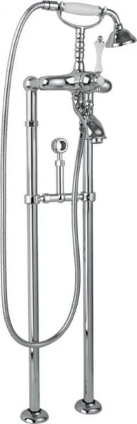 Смеситель для ванны Cezares Margot-VDPS напольный с кронштейном для слива-перелива (детальная фотография)