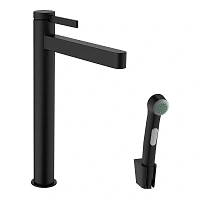 Смеситель для раковины Hansgrohe Finoris черный матовый