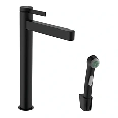 Смеситель для раковины Hansgrohe Finoris черный матовый