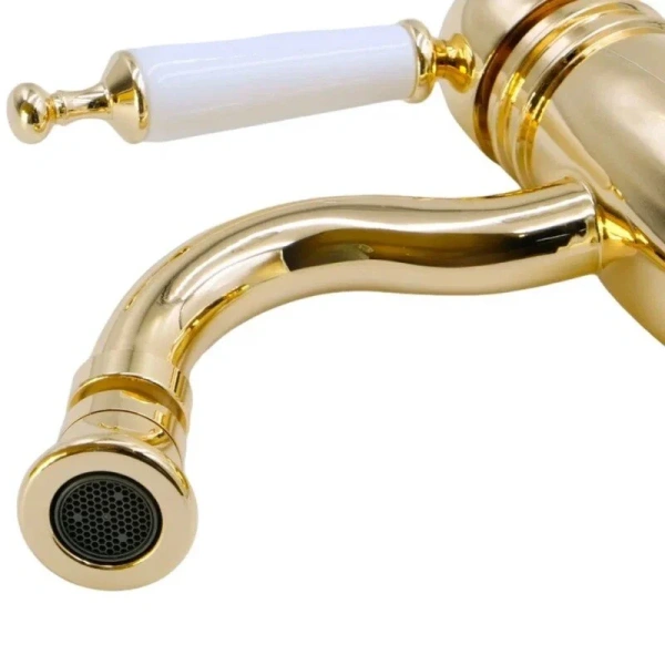 Смеситель для биде Migliore Oxford золото 19162 (детальная фотография), с 1 монтажным отверстием