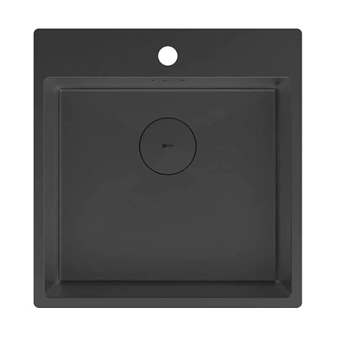 Мойка для кухни Lemark Janga 49 см чёрный матовый - фото 1