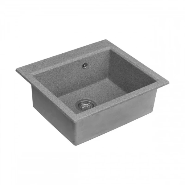 Мойка для кухни Акватон Линеа 58 см серая 1A733032LW230 (детальная фотография)