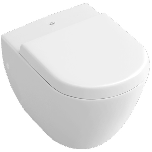Унитаз подвесной Villeroy & Boch Subway альпийский белый с покрытием CeramicPlus 660410R1 (детальная фотография)