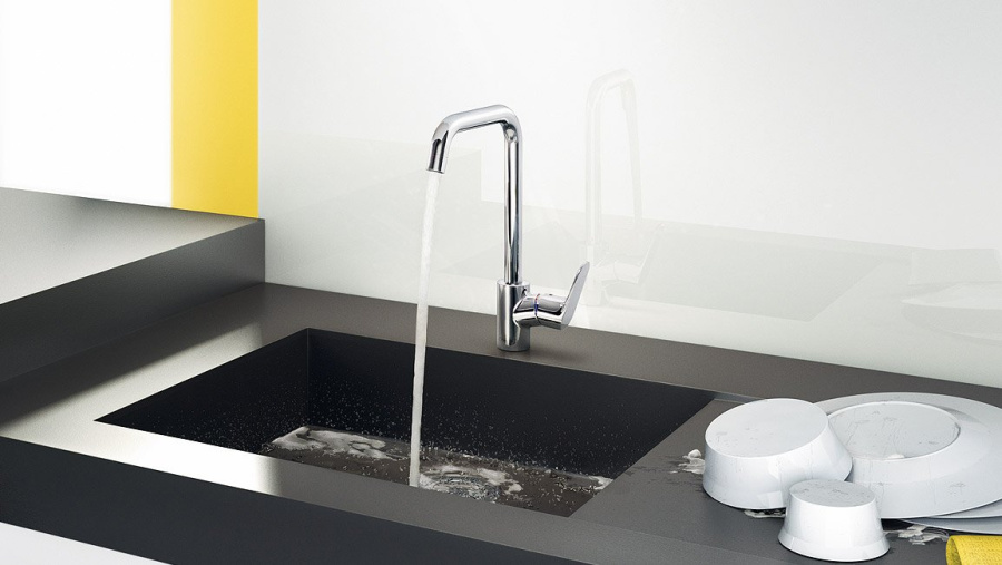 Смеситель для кухни Hansgrohe Focus однорычажный, хром 31820000 (детальная фотография), для кухни