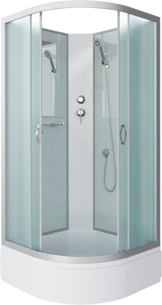 Душевая кабина Niagara Classic 100x100 см стекло матовое 33021424BK (детальная фотография)