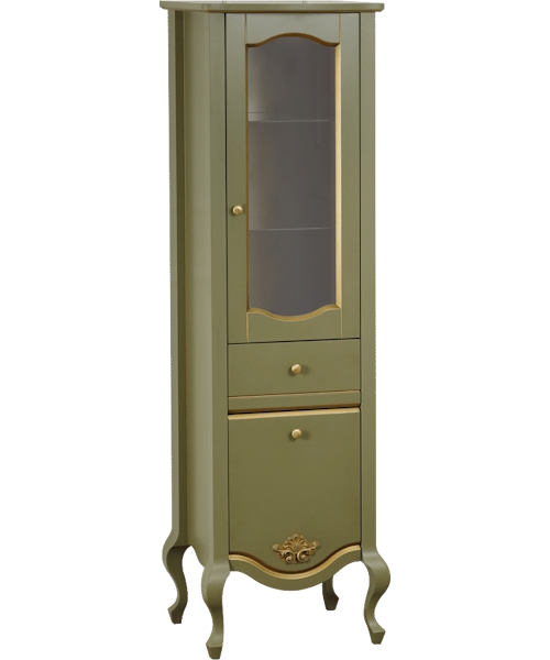 Шкаф-пенал напольный Migliore Impero 49 см Oliva, правый 26075 (детальная фотография)