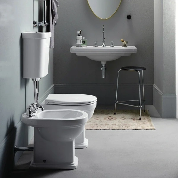 Унитаз компакт GSI Classic 8710, 8711 (детальная фотография), встраиваемые