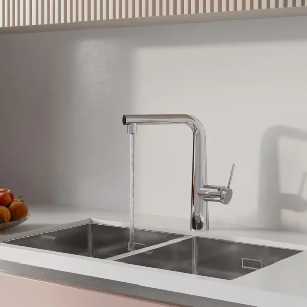 Смеситель для кухни IDDIS Pure хром PURSBPFi05 (детальная фотография), однорычажные, двухрычажные